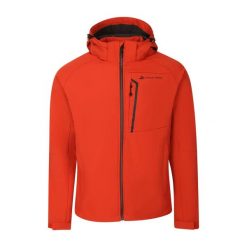 Kurtka turystyczna Alpine Pro Hoor. Niebieskie kurtki męskie Alpine Pro, m, z aplikacjami, z materiału, z kapturem. Za 519.00 zł.
