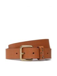 Levi's® Pasek Damski 228954-0004-0128 Brązowy. Brązowe paski damskie bez wzorów, ze skóry. Za 109.99 zł.