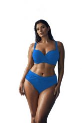 Strój kąpielowy damski kostium plażowy dwuczęściowy Self Bodrum. Niebieskie bikini damskie SELF HEAT, na lato, l, bez wzorów. Za 211.98 zł.