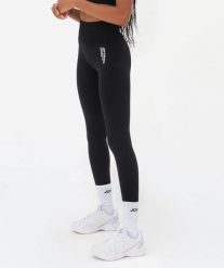 Legginsy modelujące Seamless Super Strong - Czarny. Czarne legginsy damskie JOY STUDIO, l, bez wzorów, z materiału, z podwyższonym stanem, długie, na fitness i siłownię. Za 213.00 zł.