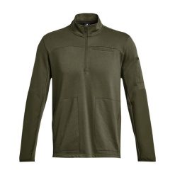 Bluza męska Under Armour Tactical Rival Job Fleece 1/4 Zip. Zielone bluzy męskie Under Armour, m, bez wzorów, bez kaptura, na fitness i siłownię. Za 199.99 zł.