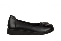 Baleriny Loretta Vitale W9918A Black 514268, Czarny, Skóra naturalna - 41. Czarne baleriny damskie Loretta Vitale, bez wzorów, ze skóry, bez obcasa. W wyprzedaży za 224.99 zł.