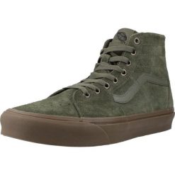Buty VANS SK8-HI TAPERED HRYS Zielony. Zielone trampki męskie Vans, bez wzorów, z tkaniny, bez zapięcia. Za 468.83 zł.