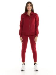 Bluza z zamek błyskawiczny na co dzień na siłownię. Brązowe bluzy sportowe damskie LEONE 1947 APPAREL, xs, bez wzorów, z dresówki, bez kaptura, na fitness i siłownię. Za 252.56 zł.