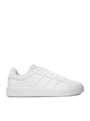 Adidas Sneakersy C-GRAND COURT 3.0 JP9110 Biały. Białe buty sportowe dziewczęce Adidas, bez wzorów, ze skóry, bez zapięcia. Za 179.99 zł.