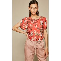 Medicine - Top Summer mix. Różowe topy damskie MEDICINE, z tkaniny, z okrągłym kołnierzem, z krótkim rękawem. W wyprzedaży za 39.90 zł.