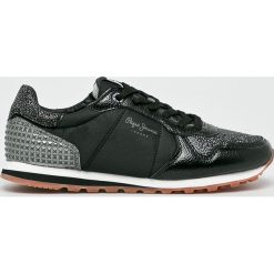 Pepe Jeans - Buty. Szare obuwie sportowe damskie Pepe Jeans, z jeansu. Za 299.90 zł.