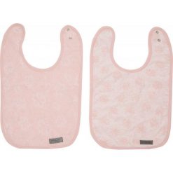 Bebe-Jou Śliniaczki Fabulous Frosted, 2 Sztuki, Blush Pink. Różowe śliniaki dla dzieci Bebe-Jou. Za 45.00 zł.