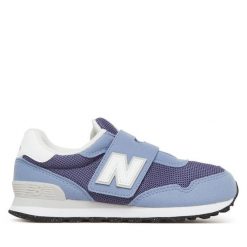Sneakersy New Balance. Niebieskie trampki i tenisówki chłopięce New Balance, bez wzorów, bez zapięcia. Za 149.99 zł.