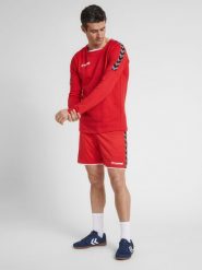 Bluza Hummel hmlAUTHENTIC Training. Brązowe bluzy męskie Hummel, l, bez wzorów, z polaru, bez kaptura. Za 220.85 zł.