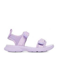 Sandały DeeZee. Fioletowe sandały dziewczęce DeeZee, bez zapięcia. Za 89.99 zł.