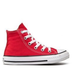 Trampki Converse. Czerwone półbuty dziewczęce Converse, bez wzorów, retro, bez zapięcia. Za 189.99 zł.