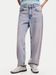 Desigual Jeansy Cara 24WWDD92 Niebieski Straight Fit. Niebieskie jeansy damskie Desigual. Za 269.99 zł.