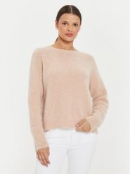 Kontatto Sweter 3M0229 Beżowy Relaxed Fit. Brązowe swetry damskie Kontatto, m, bez wzorów, z syntetyku, bez kołnierzyka, bez ramiączek, bez kaptura. Za 249.99 zł.
