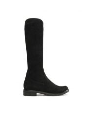 Caprice Kozaki 9-25512-41 Czarny. Czarne kozaki damskie Caprice, z materiału, bez obcasa, na płaskiej podeszwie. Za 379.99 zł.