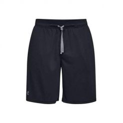 Spodnie sportowe męskie Under Armour Tech Mesh Short. Czarne krótkie spodenki sportowe męskie Under Armour, m, bez wzorów, z meshu, do biegania. Za 126.60 zł.