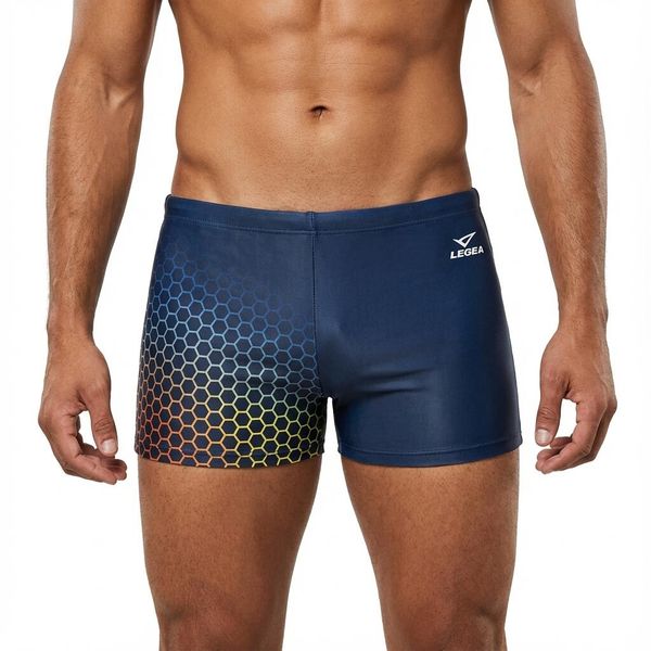 Oversize kąpielówki ARRAKIS niebieskie. Niebieskie kąpielówki męskie Legea, xl, bez wzorów, do pływania. Za 50.90 zł.