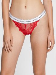 Guess Figi brazylijskie Belle O97E01 KBBT0 Czerwony. Czerwone figi damskie Guess, xs, z aplikacjami, z syntetyku. Za 69.99 zł.