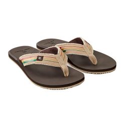 Japonki plażowe męskie Rip Curl Reactor Open Toe 1153. Brązowe buty sportowe męskie Rip Curl, sportowe. Za 69.99 zł.