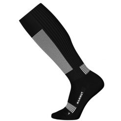 Mountaineering Compression Knee Socks. Czarne skarpety damskie Mammut, bez wzorów. Za 108.25 zł.