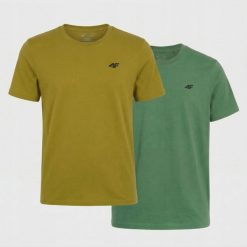 KOSZULKA MĘSKA LIMITOWANA 4F T-SHIRT KOMPLET ZESTAW 2 SZTUKI XXL M3948 SS26. T-shirty męskie 4f, m, bez wzorów, z bawełny, sportowe, bez kołnierzyka. Za 109.80 zł.
