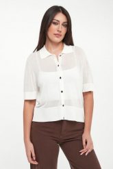 Sweter damski z kołnierzem polo ARMANI EXCHANGE. Swetry damskie Armani Exchange, m, bez wzorów, bez kołnierzyka, bez ramiączek, bez kaptura. Za 699.00 zł.