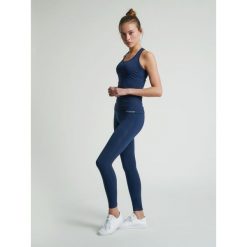 Rajstopy damskie z wysoką talią Hummel hmltif. Fioletowe legginsy damskie Hummel, xs, bez wzorów. Za 150.00 zł.