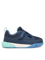 Reima Sneakersy Kiirus 5400006A-698A Granatowy. Niebieskie buty sportowe chłopięce Reima, bez wzorów, ze skóry, bez zapięcia. Za 349.99 zł.