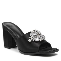 Klapki Jenny Fairy. Czarne klapki damskie Jenny Fairy, bez wzorów, bez obcasa. Za 149.99 zł.