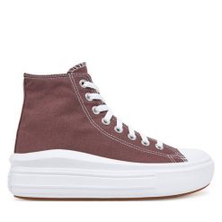 Trampki Converse. Czerwone trampki i tenisówki damskie Converse, bez wzorów, retro, bez zapięcia. Za 379.99 zł.