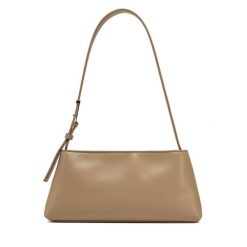 Torebka Calvin Klein. Brązowe torebki do ręki damskie Calvin Klein, bez wzorów, klasyczne, bez dodatków. Za 359.99 zł.