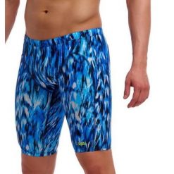 Spodenki do pływania Jammery Funky Trunks Wing Streak. Niebieskie kąpielówki męskie FUNKY TRUNKS, m, bez wzorów, do pływania. Za 219.00 zł.