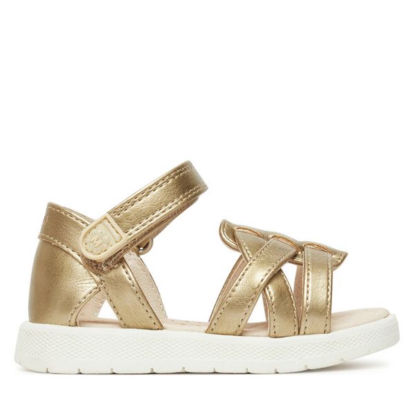 Sandały Mayoral. Żółte sandały dziewczęce Mayoral, bez zapięcia. Za 189.99 zł.