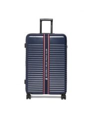 Beverly Hills Polo Club Walizka duża CEO-BHPC-L-006-08-NAVY Granatowy. Niebieskie walizki męskie Beverly Hills Polo Club, bez wzorów, z tworzywa sztucznego, duże. Za 399.99 zł.