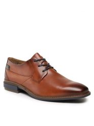 Lasocki Półbuty ZAHARY-05 MI07 Brązowy. Brązowe eleganckie półbuty Lasocki, ze skóry, wizytowe, bez zapięcia. Za 249.99 zł.