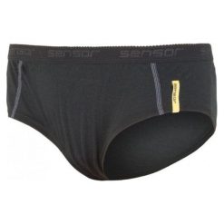 Sensor Majtki Merino Wool Black S. Bielizna termoaktywna damska marki Sensor. W wyprzedaży za 50.00 zł.