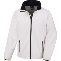 Kurtka Result Softshell Printable. Czarne kurtki męskie RESULT, xl, bez wzorów, z materiału, bez kaptura. Za 111.90 zł.