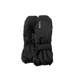 Rękawice narciarskie dla dzieci Barts Tec. Czarne rękawiczki dziecięce Barts, bez wzorów. Za 218.50 zł.