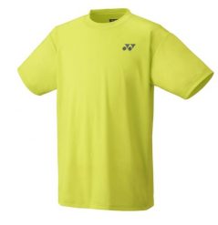 Koszulka tenisowa męska z krótkim rękawem Yonex Uni T-shirt Practice. Żółte t-shirty męskie YONEX, m, bez wzorów, z materiału, klasyczne, bez kołnierzyka. Za 119.00 zł.