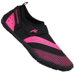 Buty damskie do wody AQUA SPEED AGAMA 03. Czarne obuwie sportowe damskie Aqua-Speed, bez wzorów, z materiału, do pływania. Za 99.00 zł.