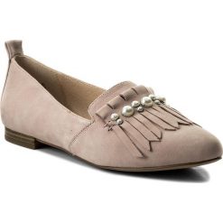 Lordsy CAPRICE - 9-24202-20 Rose Nubuc 509. Czerwone mokasyny damskie Caprice, ze skóry. W wyprzedaży za 179.00 zł.