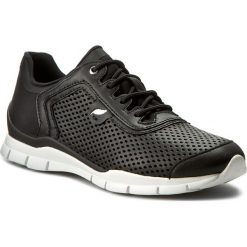 Półbuty GEOX - D Sukie A D72F2A 00085 C9999 Czarny. Czarne półbuty damskie Geox, z materiału. W wyprzedaży za 299.00 zł.