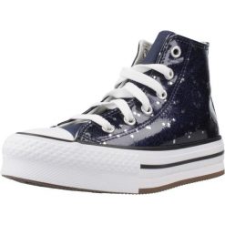 Buty CONVERSE CHUCK TAYLOR ALL STAR EVA Niebieski. Niebieskie obuwie sportowe damskie Converse, bez wzorów, z syntetyku, na fitness i siłownię. Za 218.99 zł.