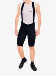 Spodenki kolarskie męskie POC Cadence Bib Shorts. Czarne szorty męskie POC, l, bez wzorów, z elastanu. Za 614.89 zł.