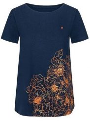 T-shirt damski Loap Abana niebieski. Brązowe t-shirty damskie Scarpa, s, bez wzorów, z bawełny, bez kołnierzyka. Za 52.86 zł.