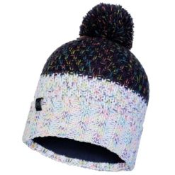 Czapka zimowa damska Buff Janna Knitted&Polar. Niebieskie czapki i kapelusze damskie Buff, na zimę, bez wzorów, z polaru, sportowe. W wyprzedaży za 59.00 zł.