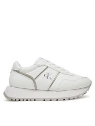 Calvin Klein Jeans Sneakersy V3A9-82033-1355X M Biały. Białe buty sportowe dziewczęce Calvin Klein Jeans, bez wzorów, z jeansu, bez zapięcia. Za 229.99 zł.