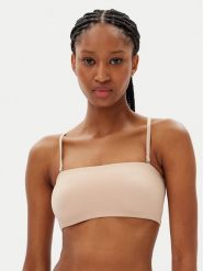 Hunkemöller Biustonosz top Smooth 206768 Beżowy. Brązowe biustonosze Hunkemöller, bez wzorów, z syntetyku. Za 89.99 zł.