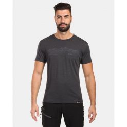 T-shirt da uomo in lana MERINO Kilpi SLOPER-M. Szare t-shirty męskie Kilpi, m, bez wzorów, bez kołnierzyka. Za 215.49 zł.