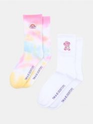 Skarpetki 2 pack Care Bears - wielobarwny. Skarpety damskie Sinsay, bez wzorów. Za 15.99 zł.